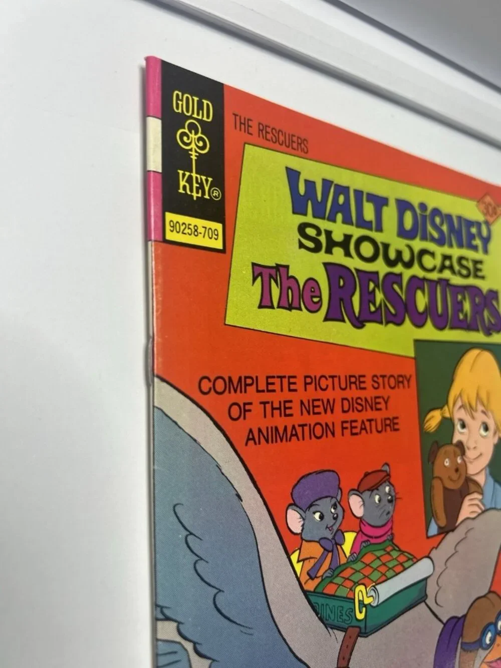 Walt Disney Showcase: The Rescuers Comic (Gold Key) No. 40 1977